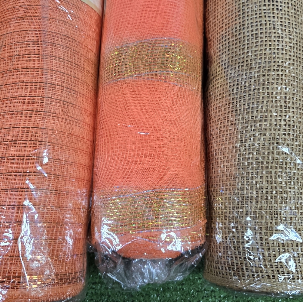 BUNDLE OF 5 BRAND NEW 7&10yd x 21in DECO MESH ROLLS -NWT! - Picture 10 of 11